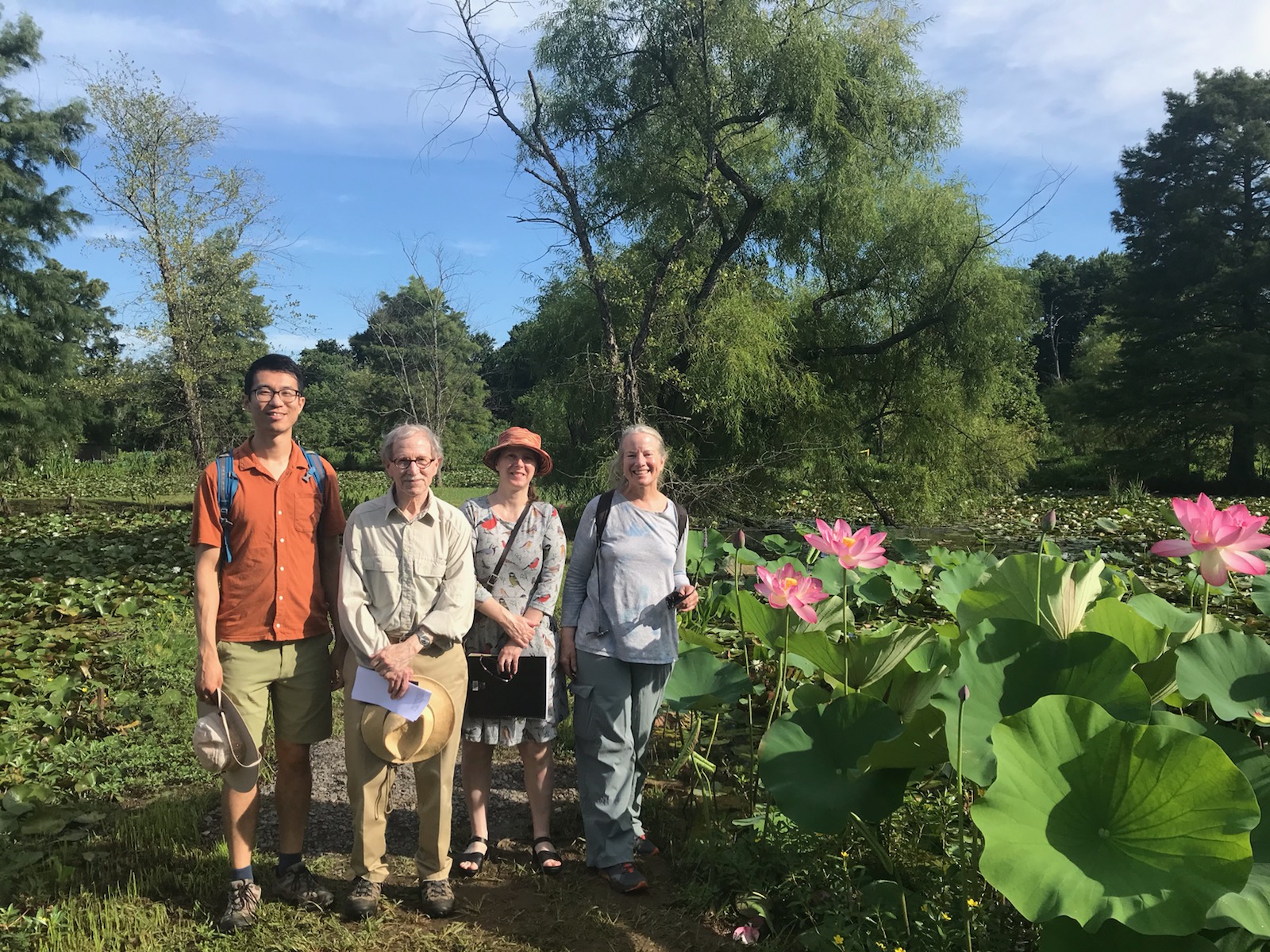 Towpath Members at the Lotus and Water Lily Festival